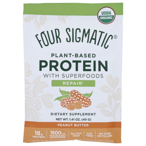 FOUR SIGMATIC: Peanut Butter Protein Powder, 1.41 oz