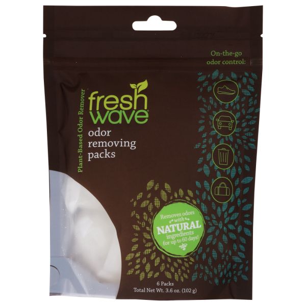 FRESH WAVE: Odor Removing Packs, 6 ea