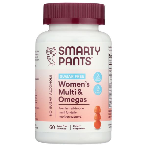 SMARTYPANTS: Womens Multi Omega Sugar Free Gummies, 60 pc