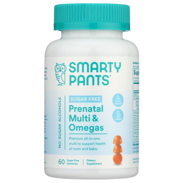 SMARTYPANTS: Prenatal Multi Omega Sugar Free Gummies, 60 pc