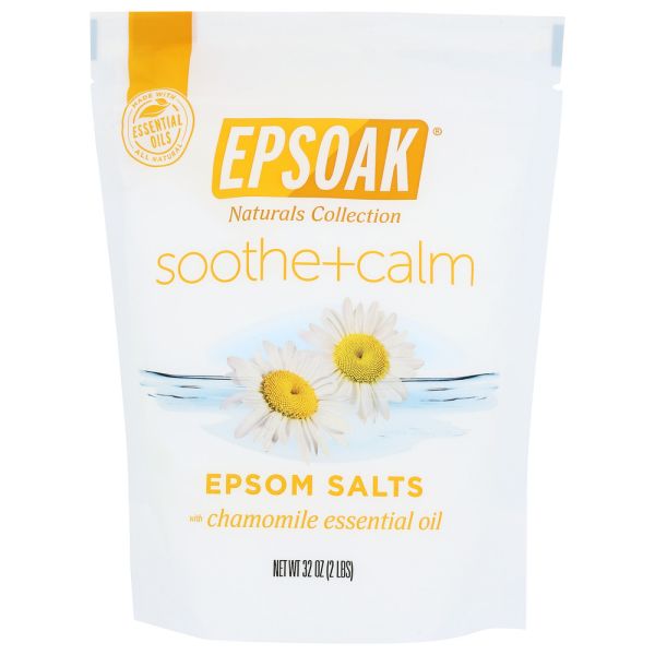 EPSOAK: Soothe Plus Calm Epsom Salts Bath Salt, 2 lb