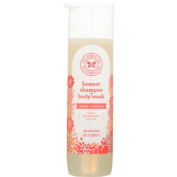 THE HONEST COMPANY: Honest Shampoo Body Wash Apricot Kiss, 10 oz