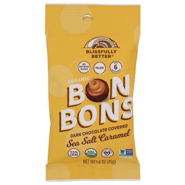 BLISSFULLY BETTER: Sea Salt Caramel Bonbons, 1.6 oz