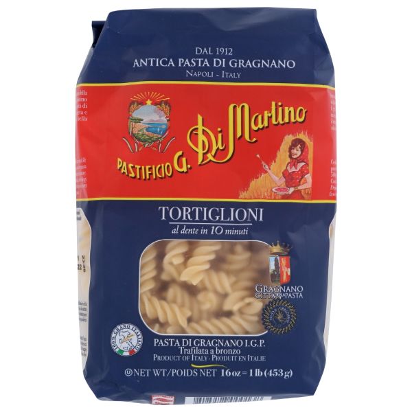DI MARTINO: Pasta Tortiglioni, 1 lb