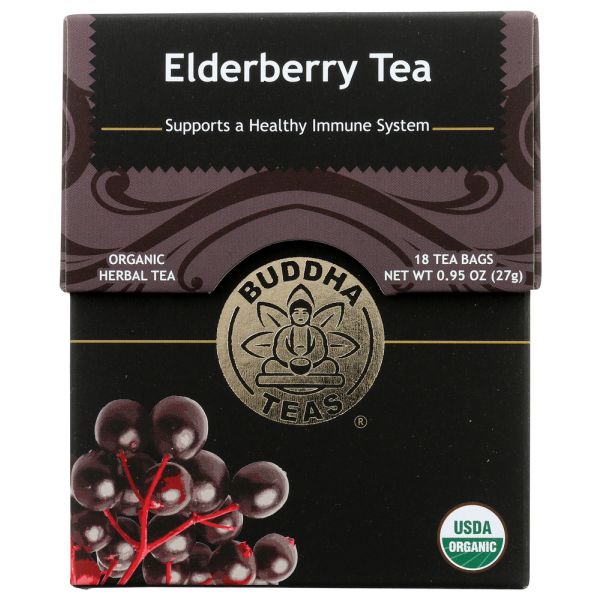 BUDDHA TEAS: Tea Elderberry, 18 bg