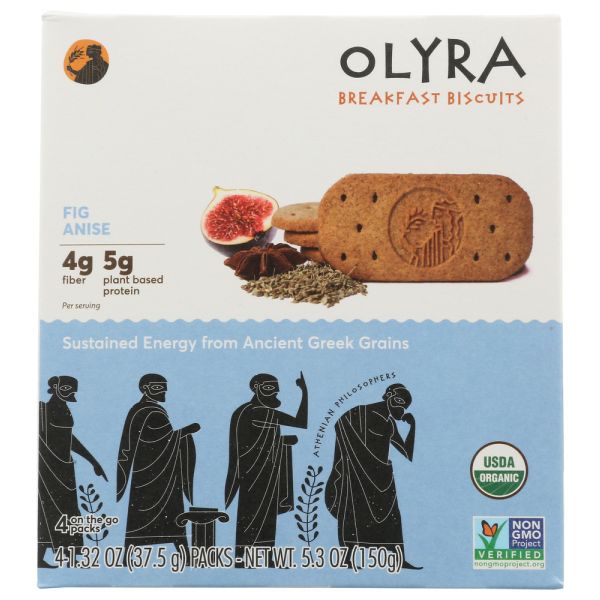 OLYRA: Breakfast Biscuits Fig Anise, 5.3 oz