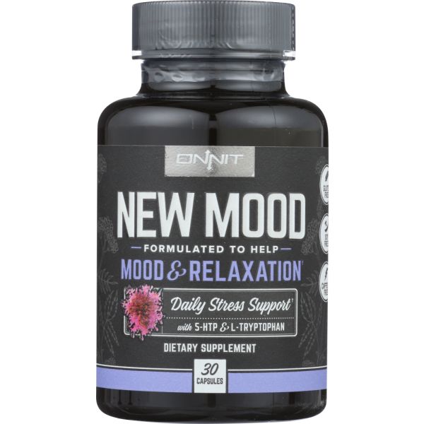 ONNIT: New Mood Daily Stress and Mood Support, 30 cp