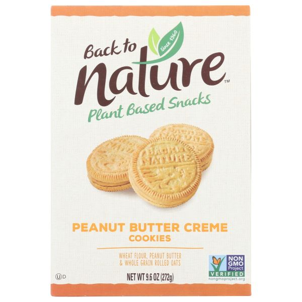 BACK TO NATURE: Cookies Peanut Butter Creme, 9.6 oz