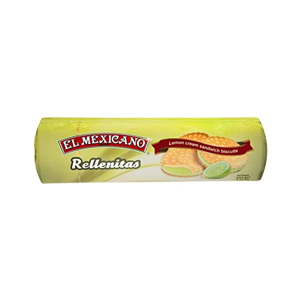 EL MEXICANO: Cookie Rellenitas De Lmon, 8.46 oz