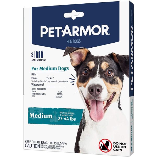 PETARMOR: Drops Ptar Pl Dog 23-44Lb, 3 do