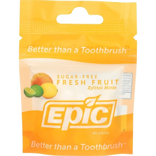 EPIC DENTAL: Mint Fruit Xylitol, 40 pc