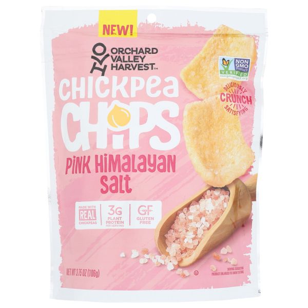 ORCHARD VALLEY HARVEST: Chickpea Chips Pink Himalayan Salt, 3.75 oz