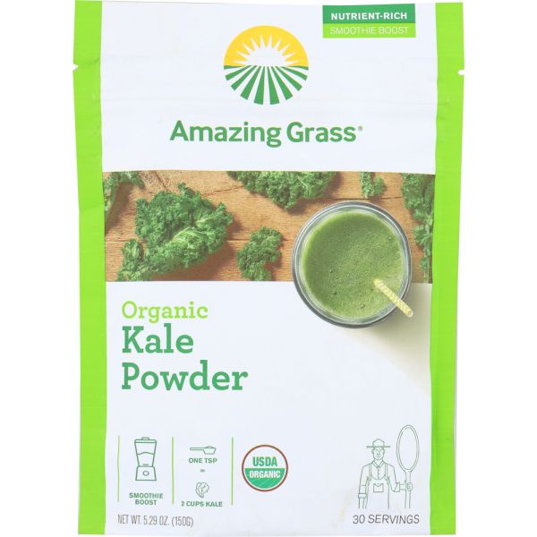 AMAZING GRASS: Kale Powder 30Serv Org, 5.29 oz