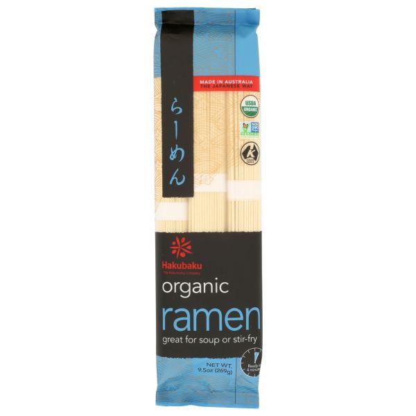 HAKUBAKU: Organic Ramen Noodles, 9.5 oz