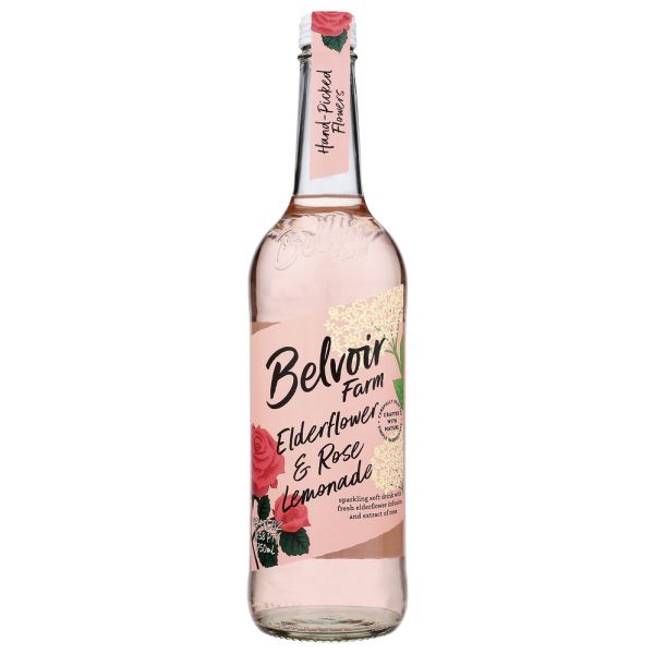 BELVOIR: Elderflower & Rose Lemonade, 25.4 fo