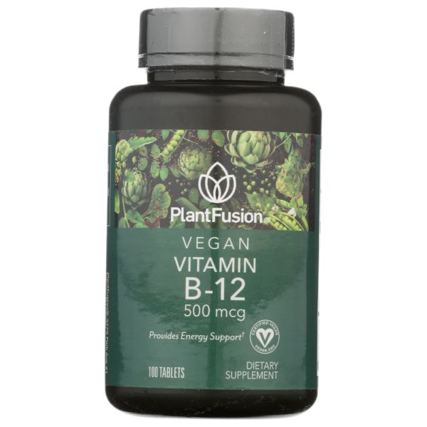 PLANTFUSION: Premium Vegan Vitamin B-12, 100 tb