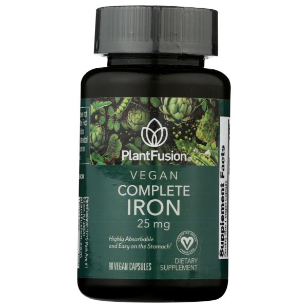 PLANTFUSION: Vegan Plant Based Iron, 90 vc