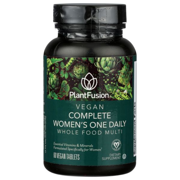 PLANTFUSION: Vegan Complete Womens One Daily Whole Food Multi, 60 tb