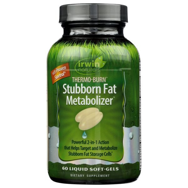 IRWIN NATURALS: Thermo Burn Stubborn Fat Metabolizer, 60 sg