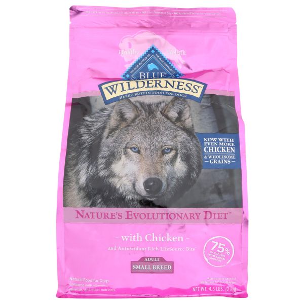 BLUE BUFFALO: Dog Food Sm Brd Adlt Chc, 4.5 LB