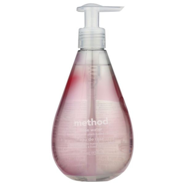 METHOD HOME CARE: Gel Hand Wash Rose Water, 12 fo