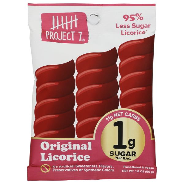 PROJECT 7: Licorice Low Sugar, 1.8 oz