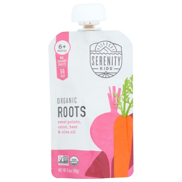 SERENITY KIDS: Organic Roots Baby Food, 3.5 oz