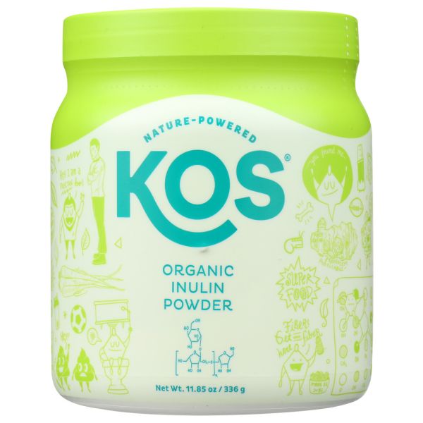 KOS: Organic Inulin Powder, 11.85 oz