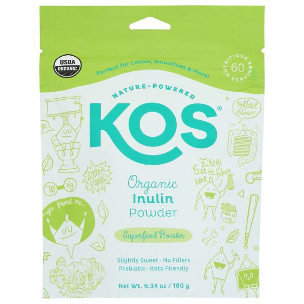 KOS: Superfood Inulin 3G Pwdr, 6.3 OZ