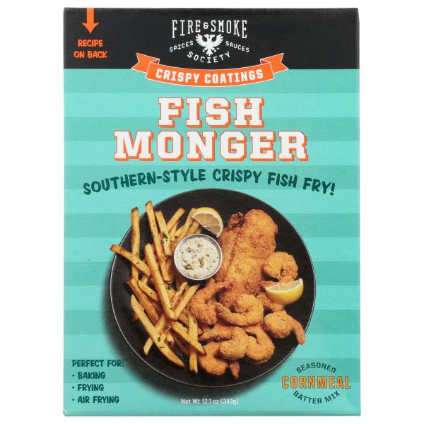 FIRE AND SMOKE: Coating Crspy Fish Monger, 4.5 OZ