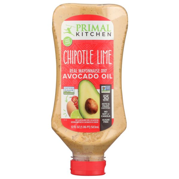 PRIMAL KITCHEN: Mayo Chptl Lime Avo Oil, 17 oz