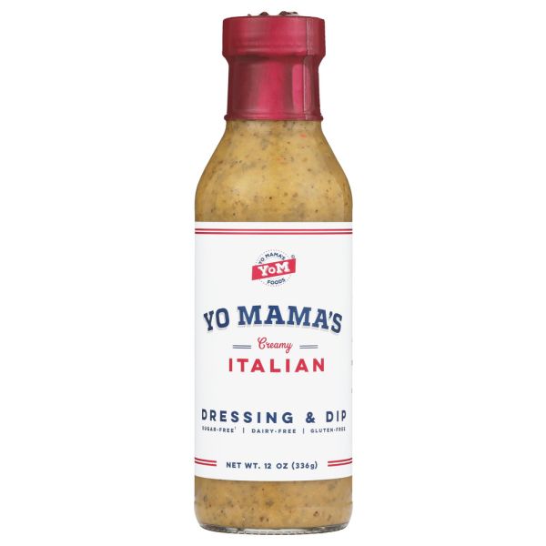 YO MAMAS FOODS: Dressing Italian, 12 oz