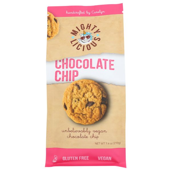 MIGHTY MONKEY: Vegan Chocolate Chip Gluten Free, 7.4 oz