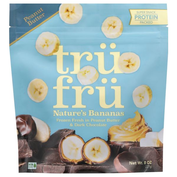 TRU FRU: Banana In Peanut Butter And Dark Chocolate, 8 oz