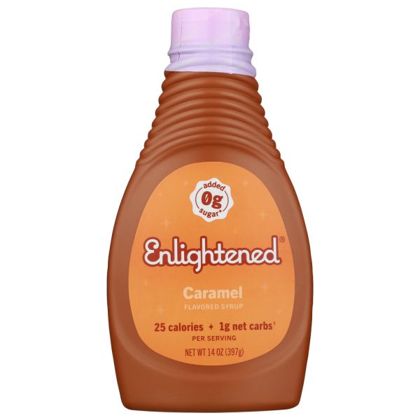 ENLIGHTENED: Sugar Free Caramel Syrup, 14 oz