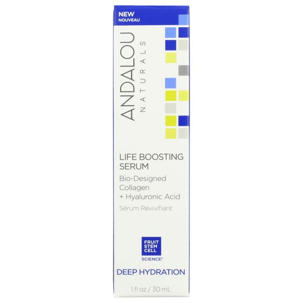 ANDALOU NATURALS: Deep Hydration Life Boosting Serum, 1 fo