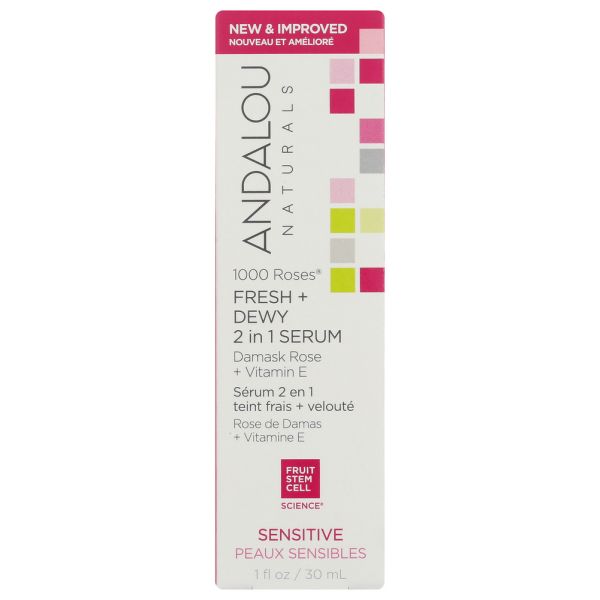 ANDALOU NATURALS: Fresh Dewy 2in1 Serum, 1 fo