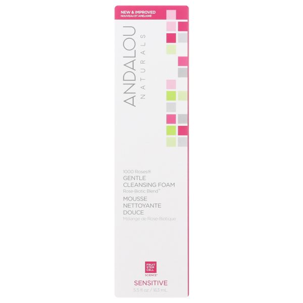 ANDALOU NATURALS: 1000 Roses Gentle Cleansing Foam, 5.5 fo