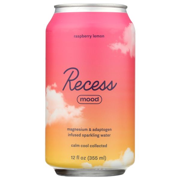 RECESS: Raspberry Lemon Mood Water, 12 fo