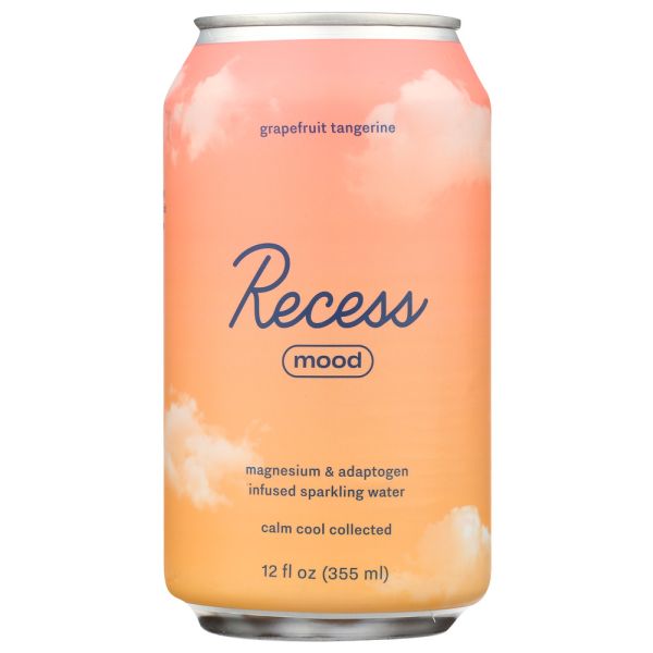 RECESS: Grapefruit Tangerine Mood Water, 12 fo