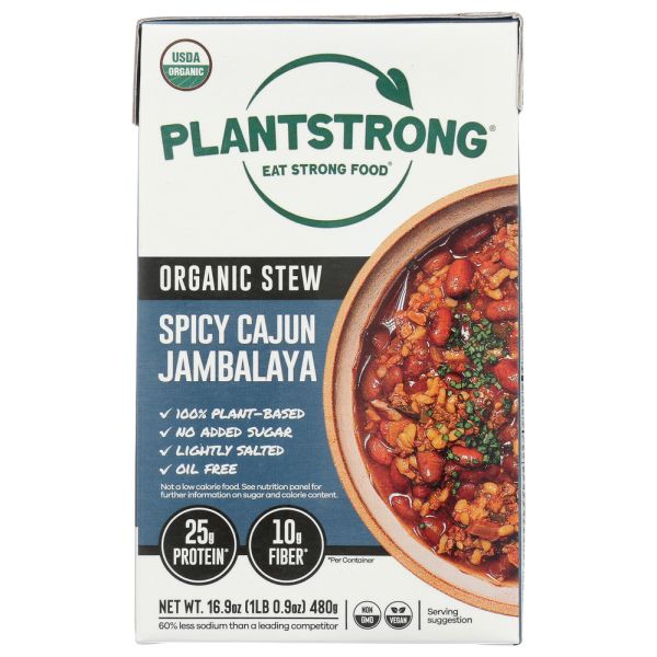 PLANTSTRONG: Spicy Cajun Jambalaya, 16.9 fo