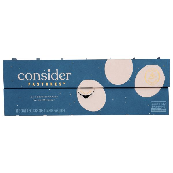 CONSIDER PASTURES: Eggs Large, 1 dz