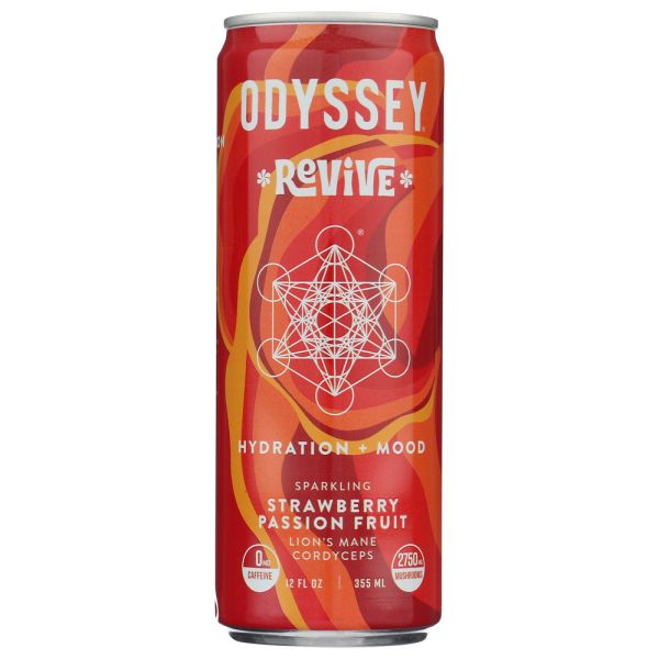 ODYSSEY ELIXIR: Beverage Strwbry Psn Frt, 12 fo