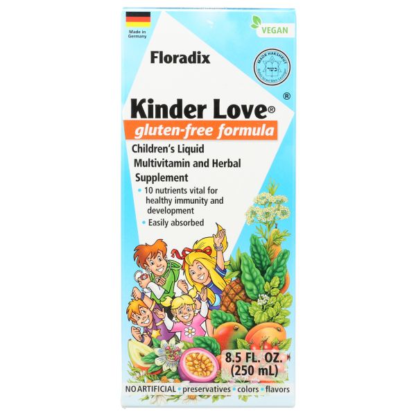 SALUS: Kinder Love Gluten Free Childrens Multivitamin and Herbal Supplement, 8.5 fo