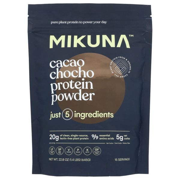 MIKUNA: Cacao Chocho Protein Powder, 22.8 oz