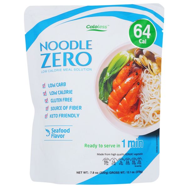 CALOLESS: Seafood Konjac Noodle Zero, 13.1 oz