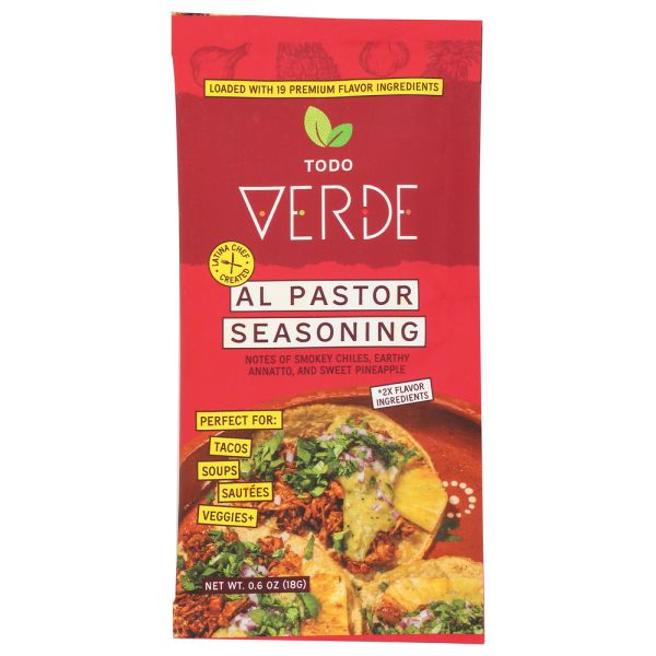 TODO VERDE: Al Pastor Seasoning, 0.6 oz