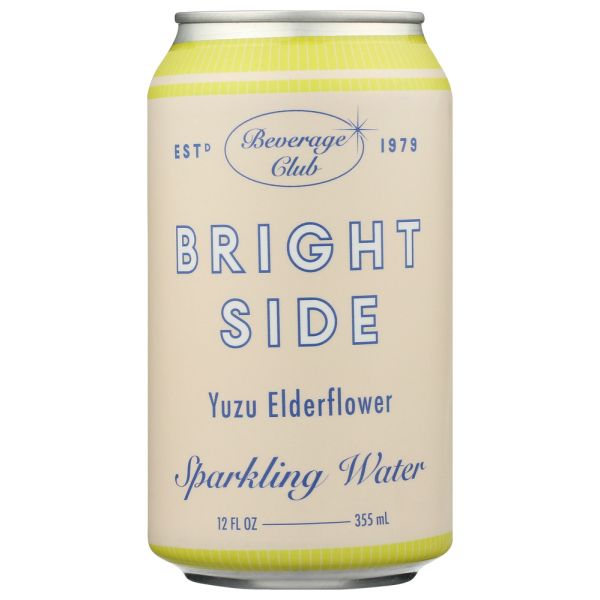 BRIGHT SIDE BEVERAGE CLUB: Sprk Wtr Yuzu Eldflwr 6Pk, 72 FO