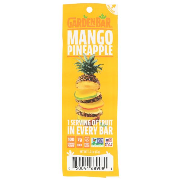 GARDEN BAR: Bar Fruit Mng Pnppl Snck, 1.31 oz