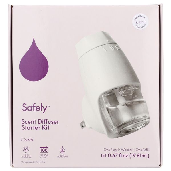 SAFELY: Calm Scent Diffuser Starter Kit, 0.67 fo